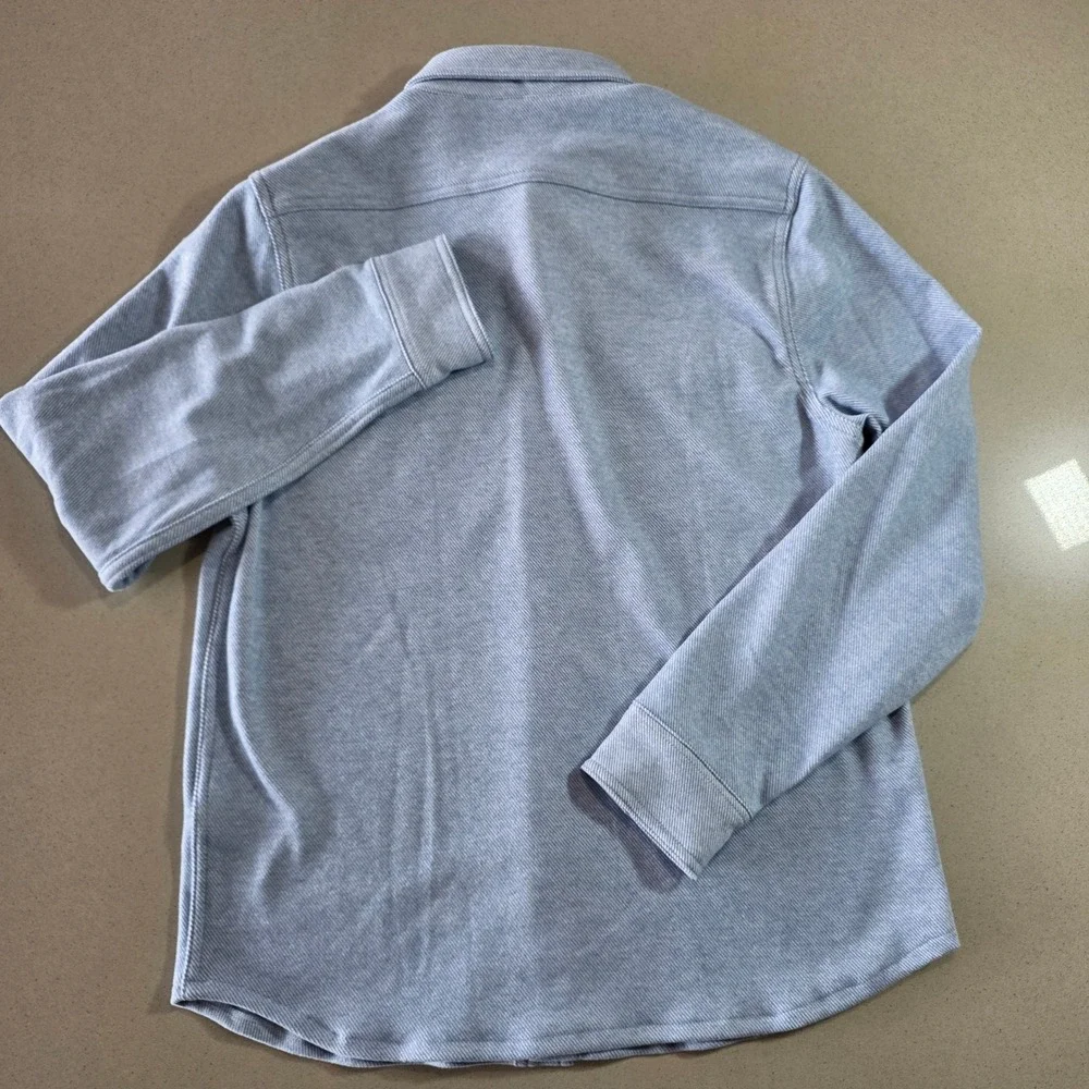 J.Crew Mens Medium Blue White Twill Long Sleeve Button Down Shirt